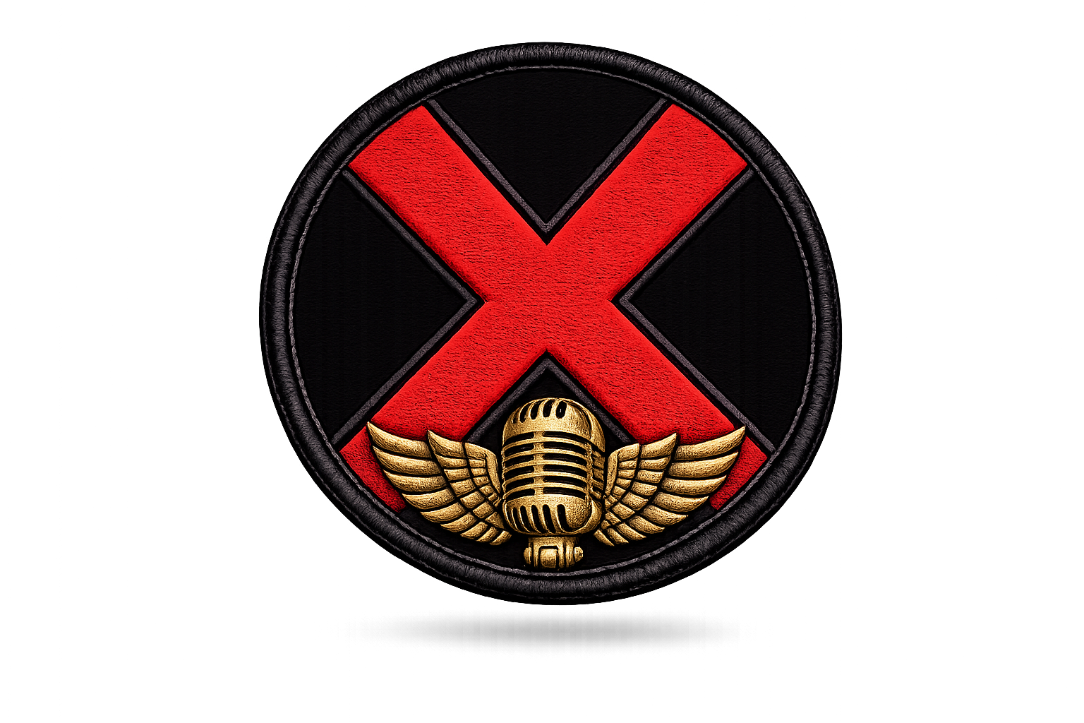 Red X Huey Loop patch